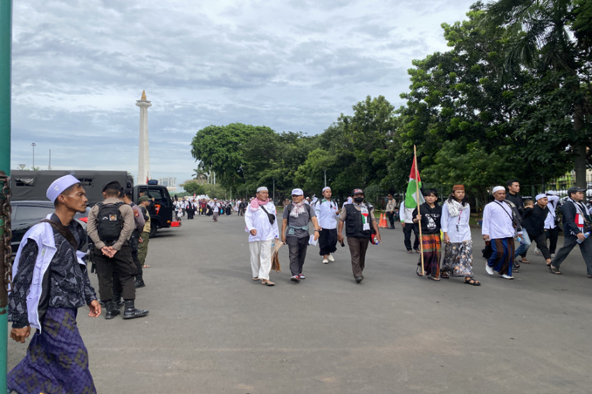 Aksi Reuni 212 di Monas Bubar, Arus Lalin Tersendat