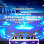 Bank Mandiri Cetak Laba Bersih Rp55,8 Triliun di Sepanjang 2024