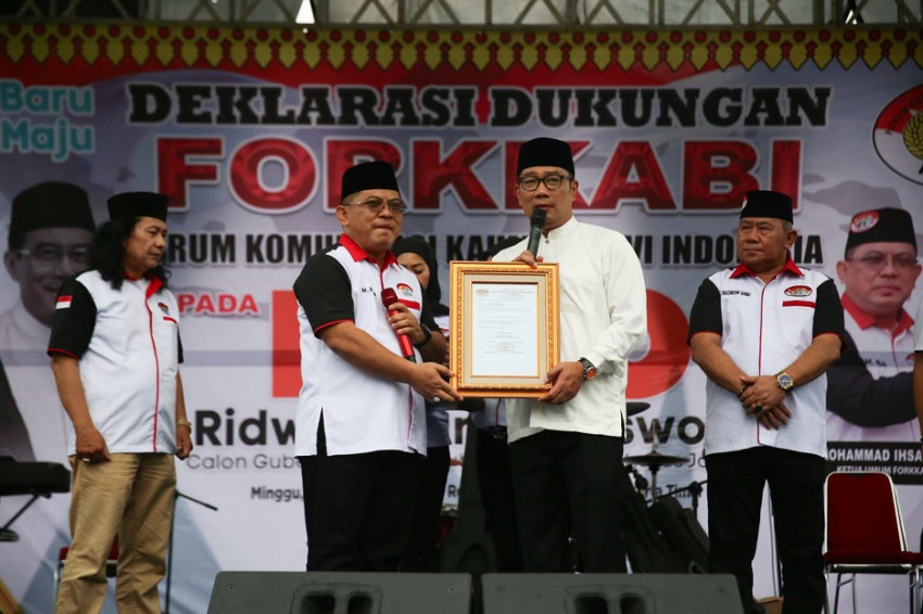 Dapat Dukungan Forkkabi, Ridwan Kamil Tegaskan Komitmen kepada Masyarakat dan Budaya Betawi