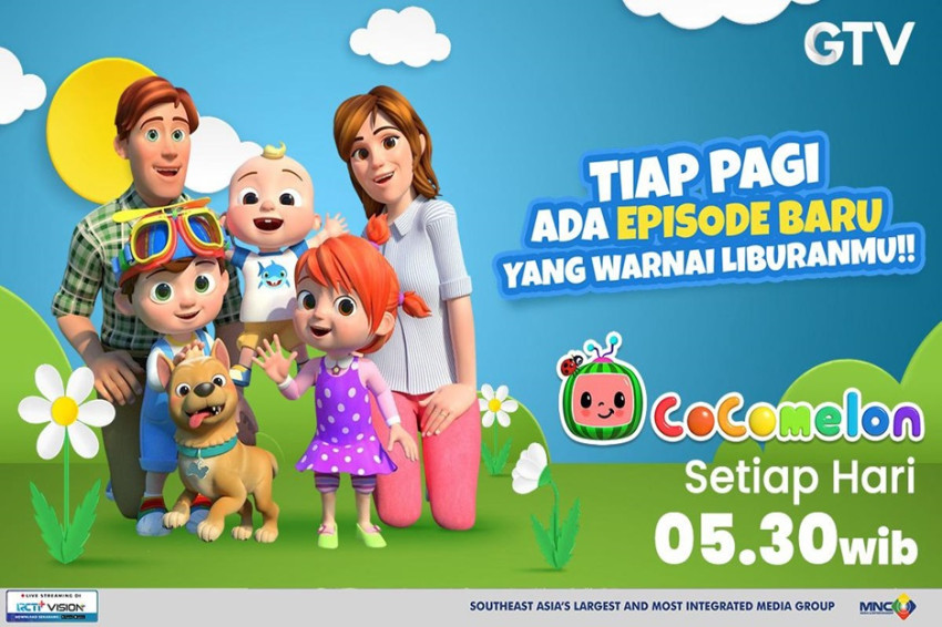 Its Family Time! Ajak Si Kecil Bernyanyi Sambil Belajar Setiap Pagi Bareng Cocomelon GTV!