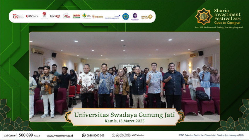 MNC Sekuritas dan Sucor AM Edukasi Pasar Modal Syariah di Universitas Swadaya Gunung Jati Cirebon