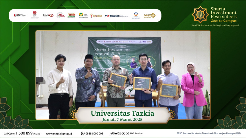 MNC Sekuritas Gandeng PT Capital Asset Management Edukasi Mahasiswa Universitas Tazkia Bogor