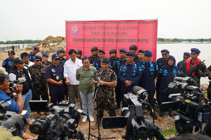 Pagar Laut Misterius di Bekasi Akhirnya Disegel KKP