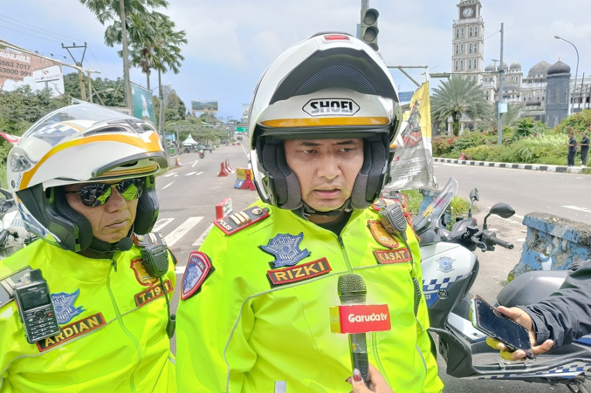 Polres Bogor Berlakukan One Way Jalur Puncak Arah Jakarta Siang Ini