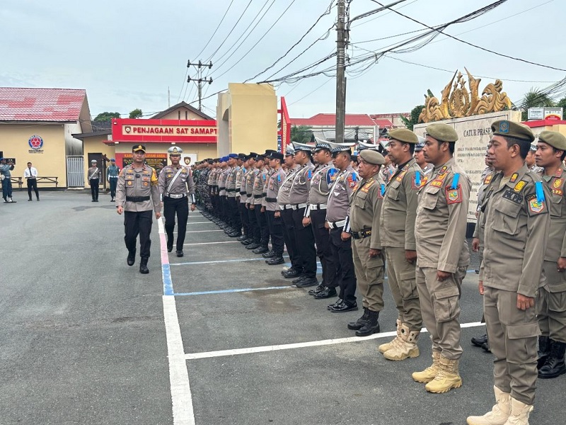 Polres Kotabaru Gelar Apel Pasukan Operasi Keselamatan Intan 2025