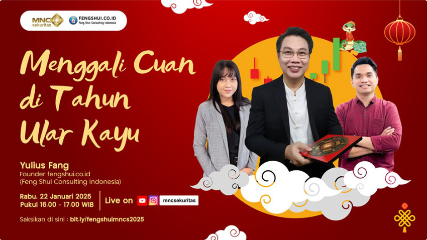 Prediksi Pasar Modal, Saksikan Youtube Live MNC Sekuritas ‘Menggali Cuan di Tahun Ular Kayu’ Hari Ini!