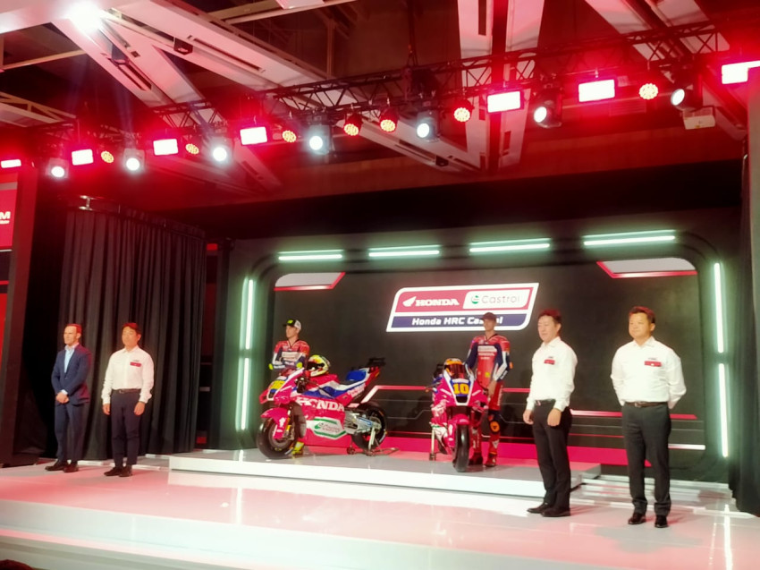 Tim Honda Luncurkan Motor MotoGP 2025 dan Sponsor Baru