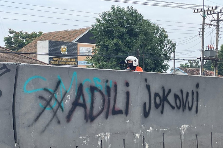 Vandalisme Adili Jokowi Bermunculan di Yogyakarta, Polisi Buru Pelaku