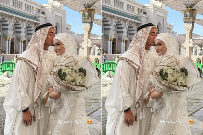 Zumi Zola dan Putri Zulhas Resmi Menikah di Madinah